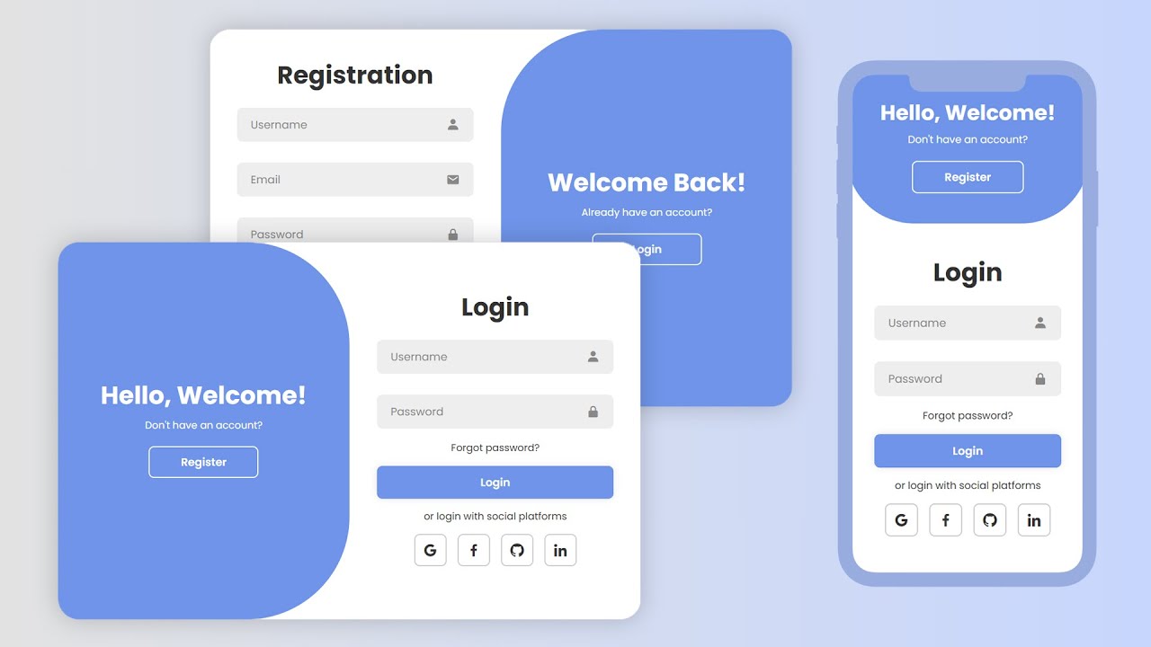 Login & Registration UI img